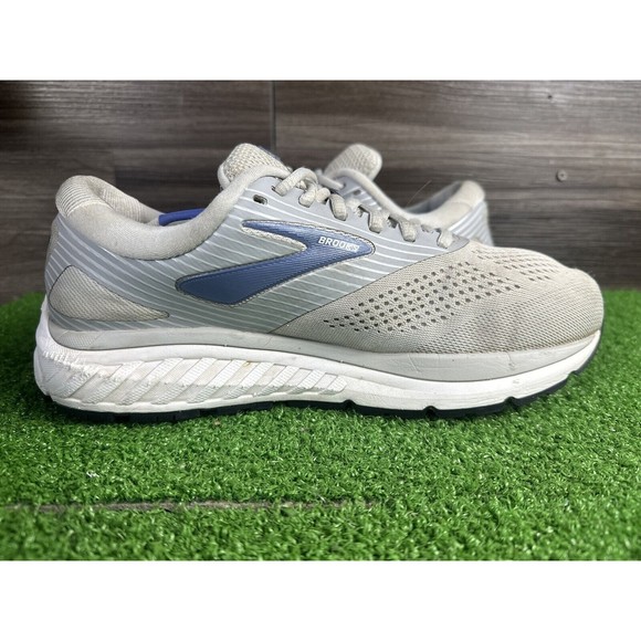 Brooks Addiction 14 Gray Purple Womens Size 9.5 wide Running Shoe Sneaker - Picture 2 of 9